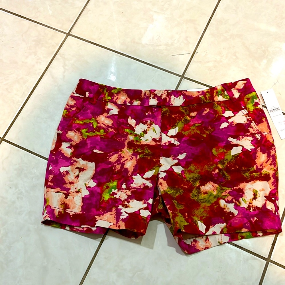Floral dress shorts